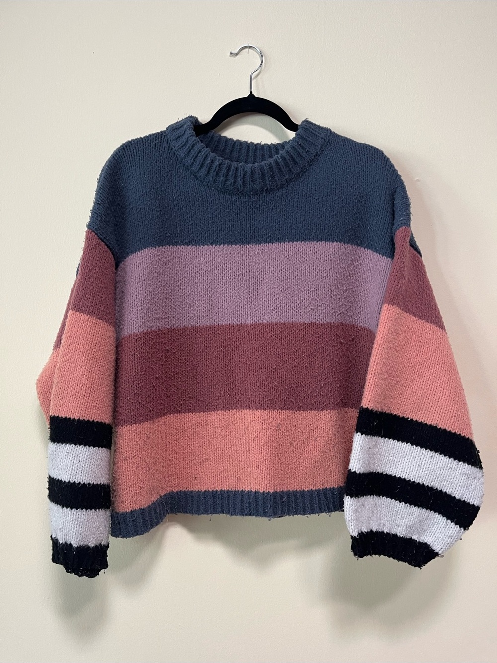 funky striped sweater